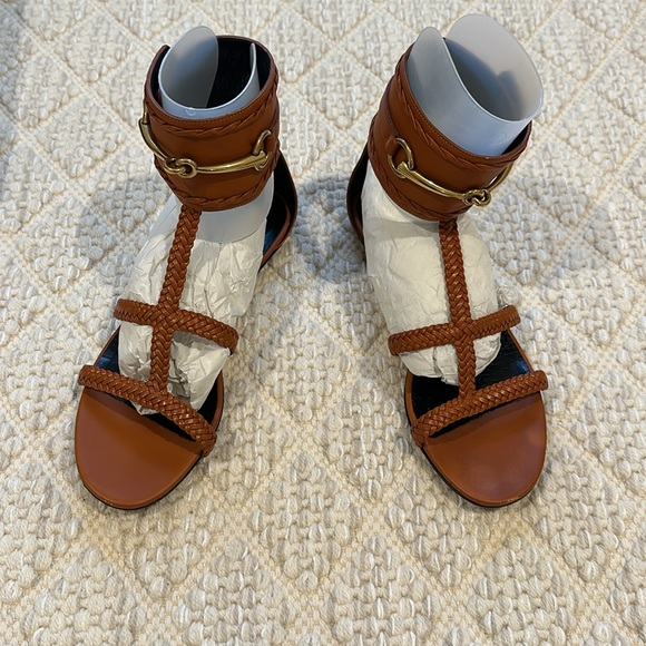 Gucci- Malaga Kid/ Lifford Flat Sandals- with original box and duster bag - Picture 2 of 9